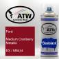 Preview: Ford, Medium Cranberry Metallic, EX / M6444: 400ml Sprühdose, von ATW Autoteile West.